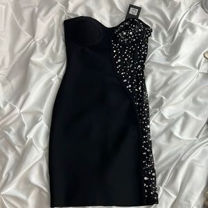 AKIRA strapless mini dress